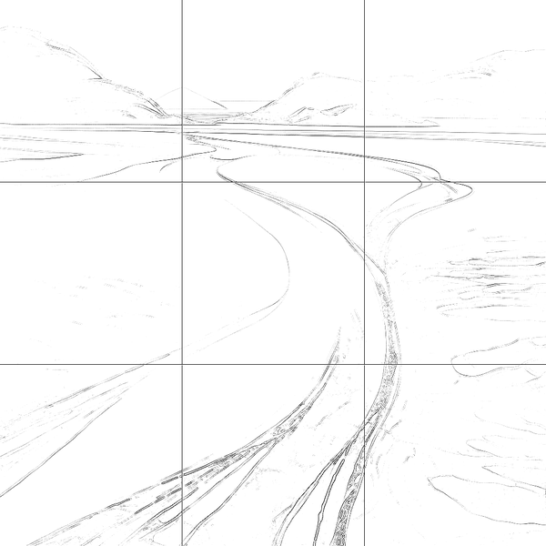 Sketch with grid