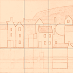 Sepia sketch with grid