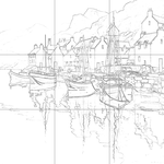 Sketch with grid