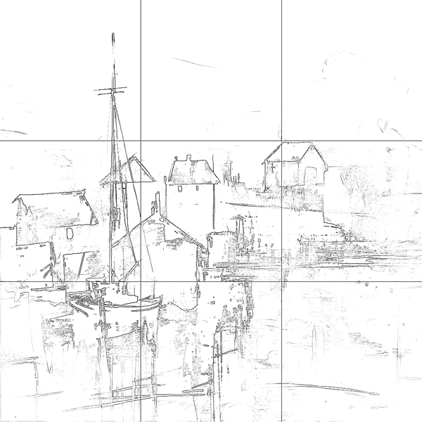 Sketch with grid