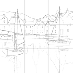 Sketch with grid