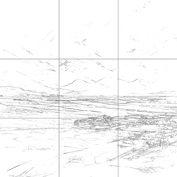 Sketch with grid