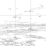 Line drawing with grid