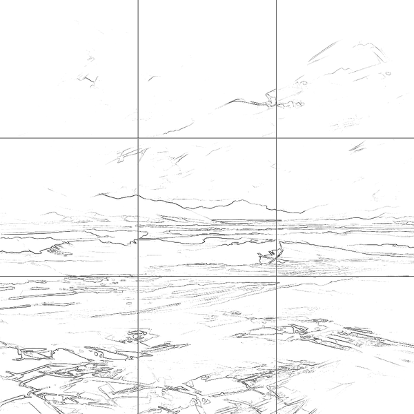 Sketch with grid