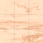 Sepia sketch with grid