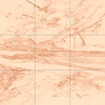 Sepia sketch with grid