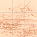 Sepia sketch with grid