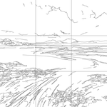 Line drawing with grid