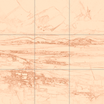 Sepia sketch with grid