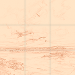 Sepia sketch with grid