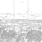 Line drawing with grid