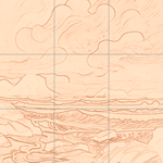 Sepia sketch with grid