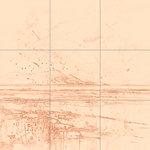 Sepia sketch with grid