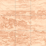 Sepia sketch with grid