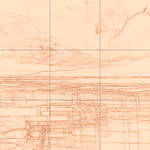 Sepia sketch with grid