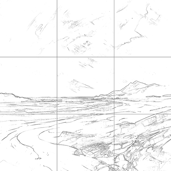 Sketch with grid