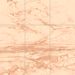 Sepia sketch with grid