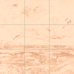 Sepia sketch with grid