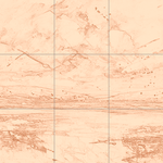 Sepia sketch with grid