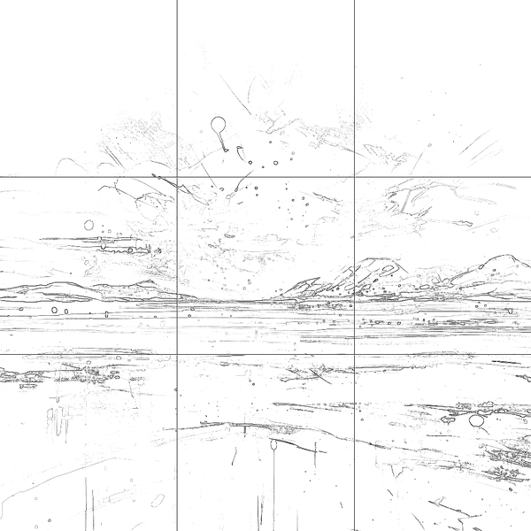 Sketch with grid