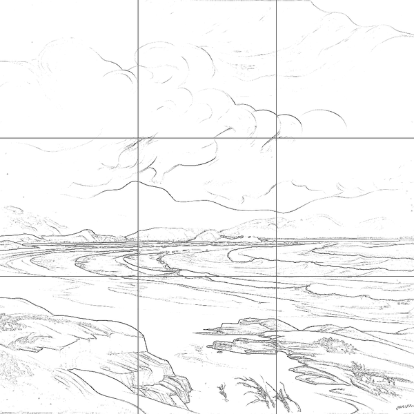 Sketch with grid