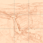 Sepia sketch with grid