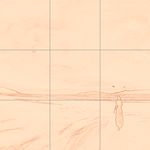 Sepia sketch with grid