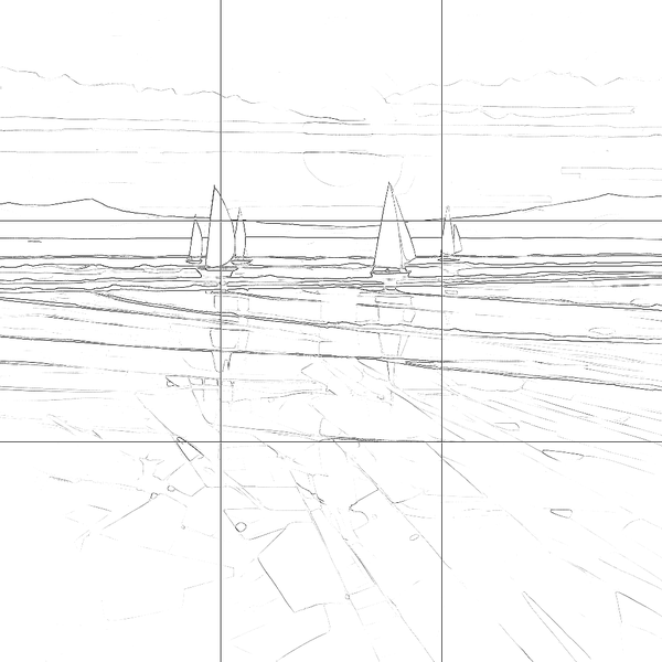 Sketch with grid