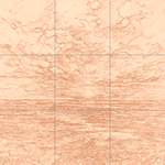 Sepia sketch with grid