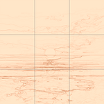 Sepia sketch with grid