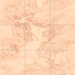 Sepia sketch with grid