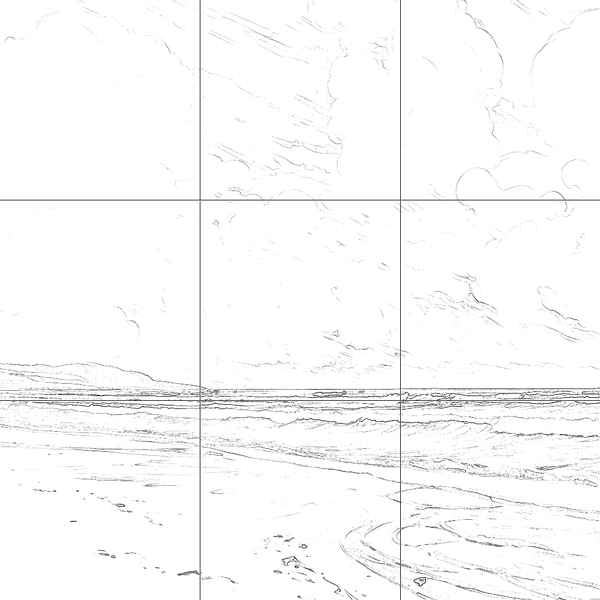 Sketch with grid