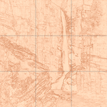 Sepia sketch with grid