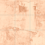 Sepia sketch with grid