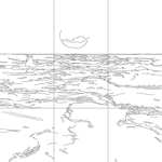 Line drawing with grid