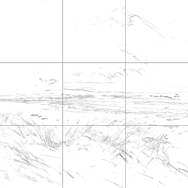 Sketch with grid