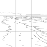 Line drawing with grid