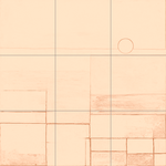 Sepia sketch with grid