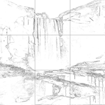 Sketch with grid