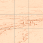 Sepia sketch with grid