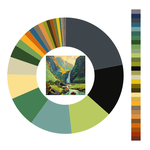 Colour wheel / palette