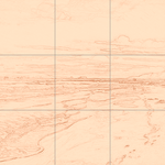 Sepia sketch with grid