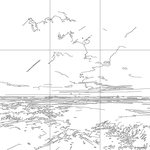 Line drawing with grid