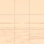 Sepia sketch with grid