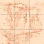 Sepia sketch with grid