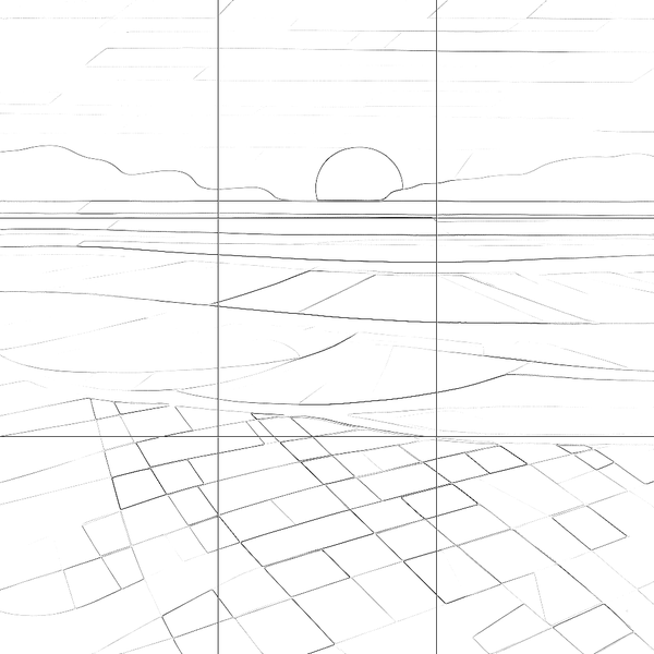 Sketch with grid