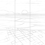 Sketch with grid