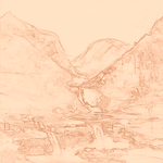 Sepia sketch