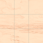 Sepia sketch with grid