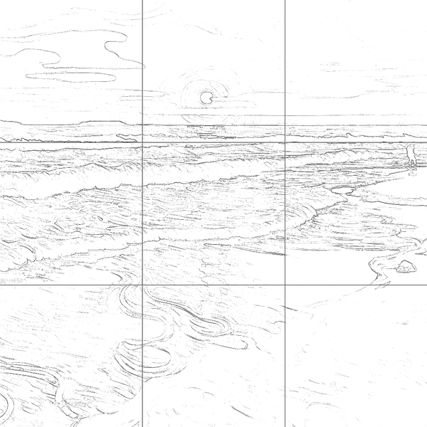 Sketch with grid